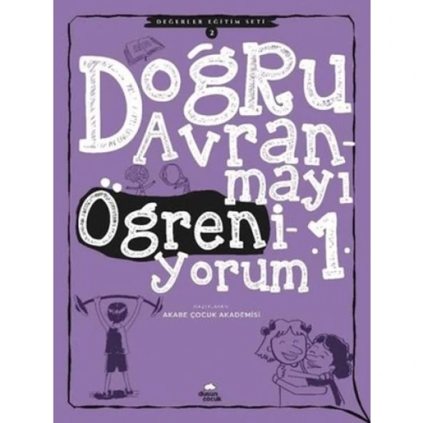 Doğru Davranmayı Öğreniyorum 1 - Değerler Eğitimi Seti 2 ürün görseli 1