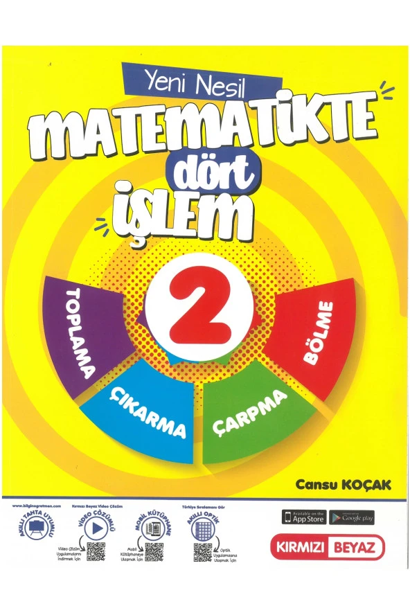 Kırmızı Beyaz 2. Sınıf Yeni Nesil Matematik Dört İşlem