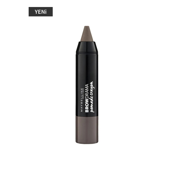 Maybelline New YorkOrta Kahverengi Kaş Kalemi - Brow Drama Pomade Crayon Medium Brown 3600531312657