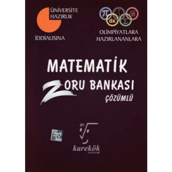 Karekök Matematik Zoru Bankası Çözümlü (Yeni)