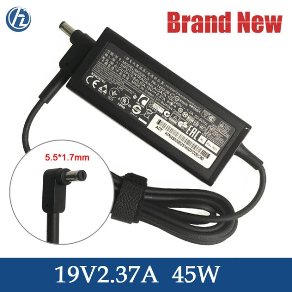 Orijinal PA-1450-26 19V 2.37A 45W Acer A114-31 A311-31 A314-31 A315-52  Adaptör Yenilenmiş 2.el ürün