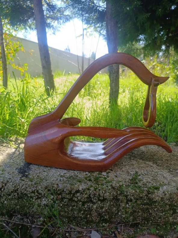 Ahşap Şişe Şarap Sunumluk Yağdanlık Ev Dekorasyon - 2