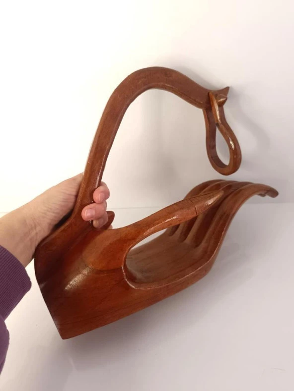 Ahşap Şişe Şarap Sunumluk Yağdanlık Ev Dekorasyon - 3