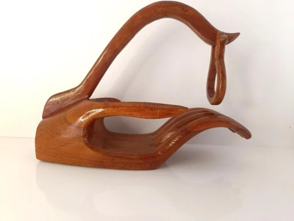 Ahşap Şişe Şarap Sunumluk Yağdanlık Ev Dekorasyon - 6