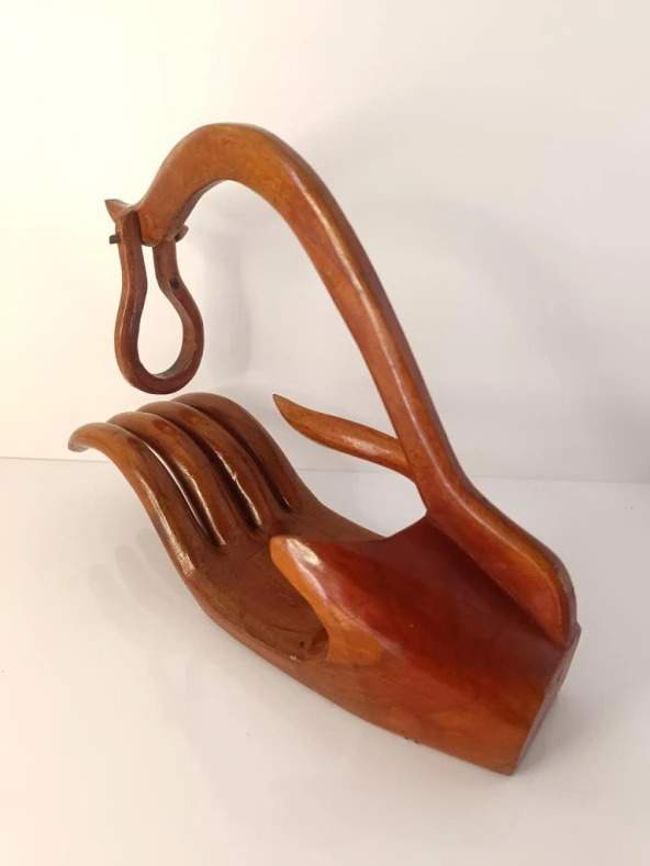 Ahşap Şişe Şarap Sunumluk Yağdanlık Ev Dekorasyon - 10