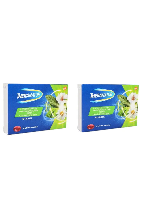 Theranatur Ahududu Aromalı 16 Pastil 2 Kutu