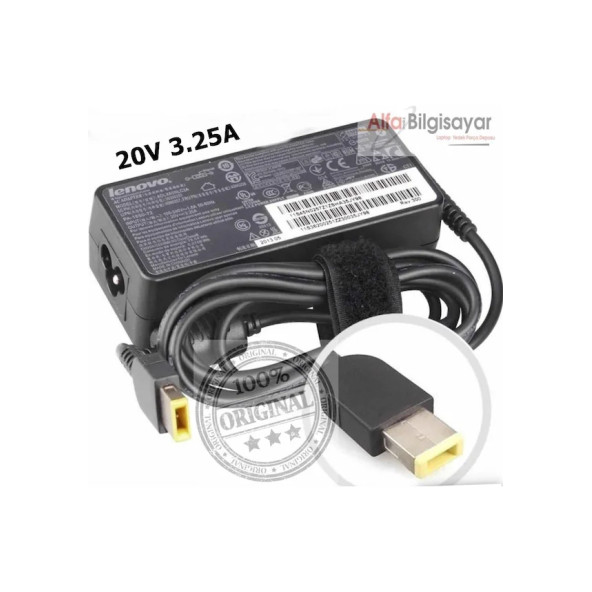 Lenovo Uyumlu Adlx90Ncc3A, Adlx90Nlc3A 45n0499  20V 3.25 Şarj Aleti ürün görseli 1