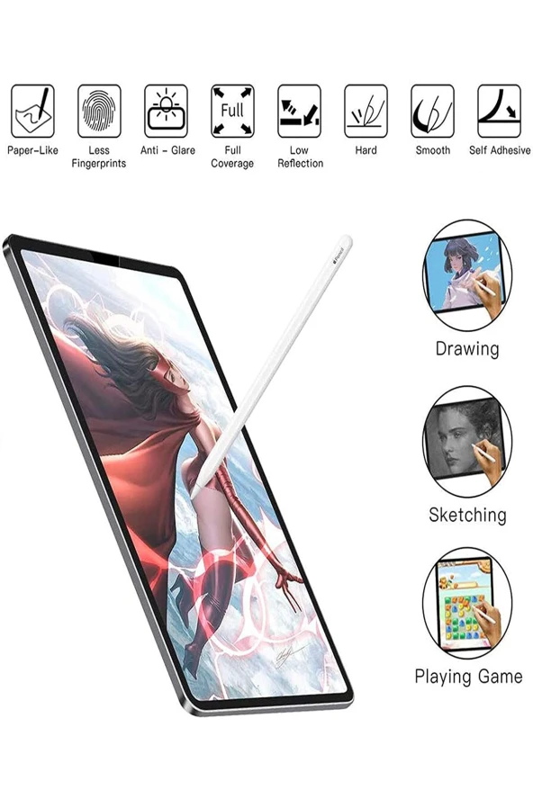 Lenovo M10 HD X306F 10,1 inç Uyumlu Fuchsia Cam Ekran Koruyucu - 5