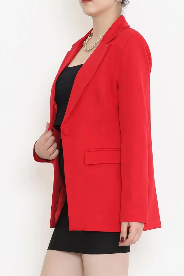 Blazer Ceket Kırmızı - 2