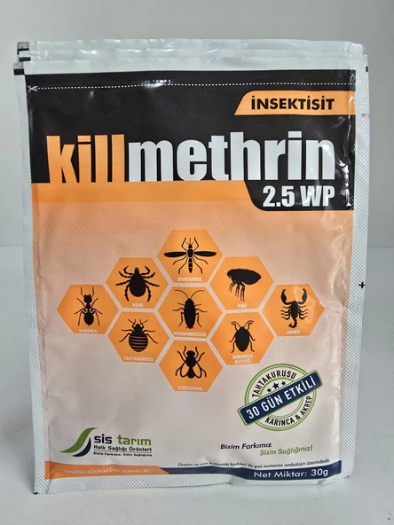 Killmethrin 2.5 WP Toz Haşere İlacı