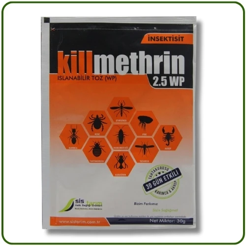 Killmethrin 2.5 WP Toz Haşere İlacı | 30 gr ürün görseli 1