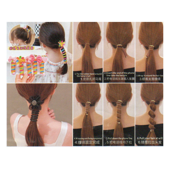 Toka Çocuk Tokası Spiral Toka 4'Lü Set - 2