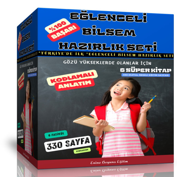 Eğlenceli BİLSEM Hazırlık Seti (6 Süper Kitap)