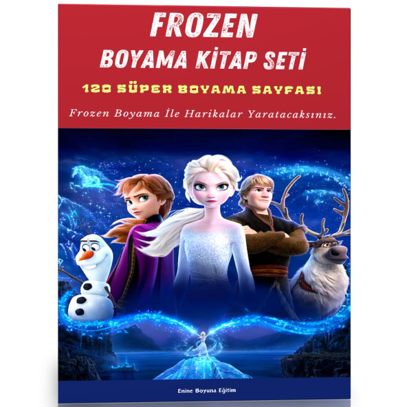 Frozen BOYAMA Kitap Seti (3 Süper Kitap)