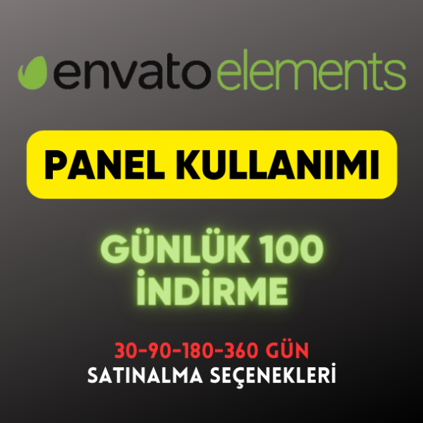 Envato Elements Aylık İndirme Paketleri