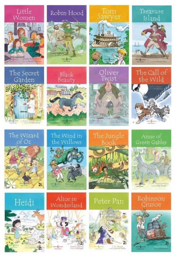 İş Bankası İngilizce Hikayeler 16 Kitap (+9 Yaş ve Üzeri)