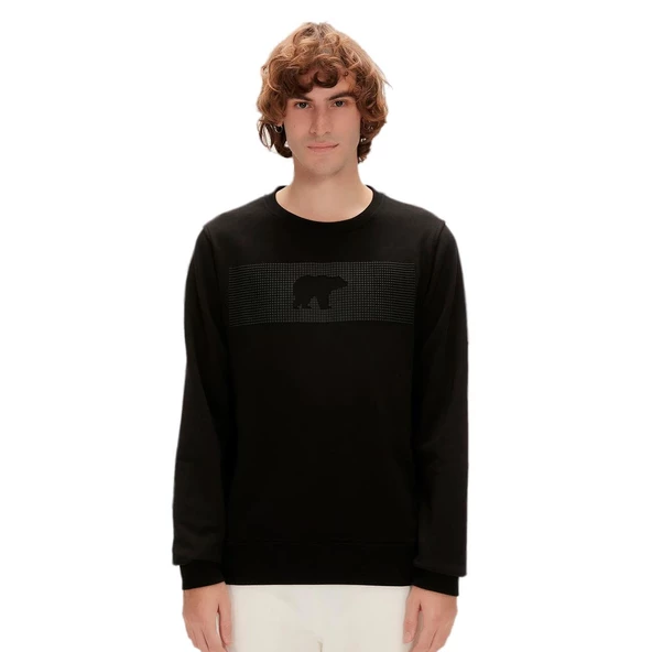 Bad Bear Fancy Crewneck Sweatshirt Siyah