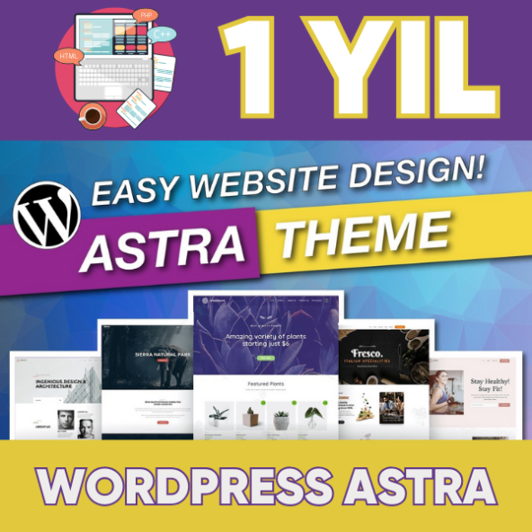 Wordpress Astra Tema - 1 Yıl