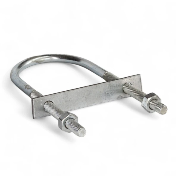 Aletçantam U Tipi Anten Direk Balkon Boru Bağlama Kelepçesi -11cm - 4