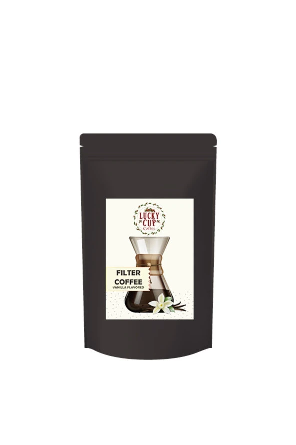 LUCKY CUP COFFEE Lucky Cup Vanilya Aromalı Kahve 250 Gr