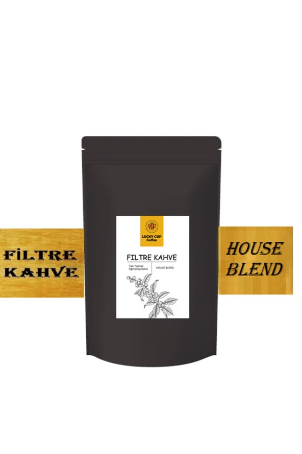 LUCKY CUP COFFEE Lucky Cup House Blend Filtre Kahve 500 Gr