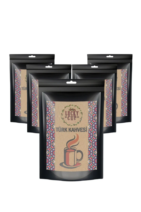 LUCKY CUP COFFEE Türk Kahvesi 200x5 Adet 1 Kg