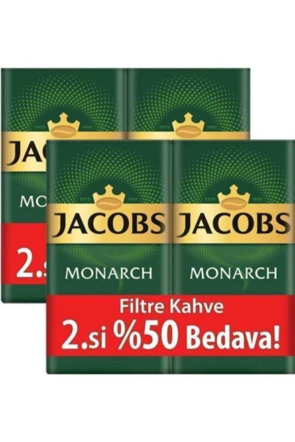 JACOBS Monarch Filtre Kahve 2 X 500 Gr (2'Li Set) 2 Kg