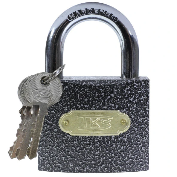 TKS 63 mm Demir Döküm Asma Kilit 3 Anahtarlı - 2