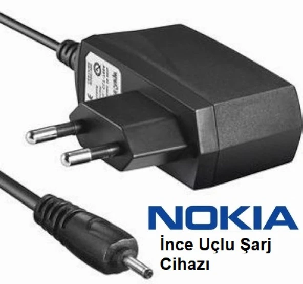 Nokia N800 Internet Tablet ince Uçlu Cep Telefonu Şarj Cihazı Aleti (2 YIL İTHALATÇI Garantili)