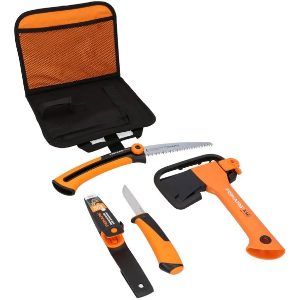 Fiskars 1025439 SET X5 Balta-SW73 Testere ve Kamp Bıçağı