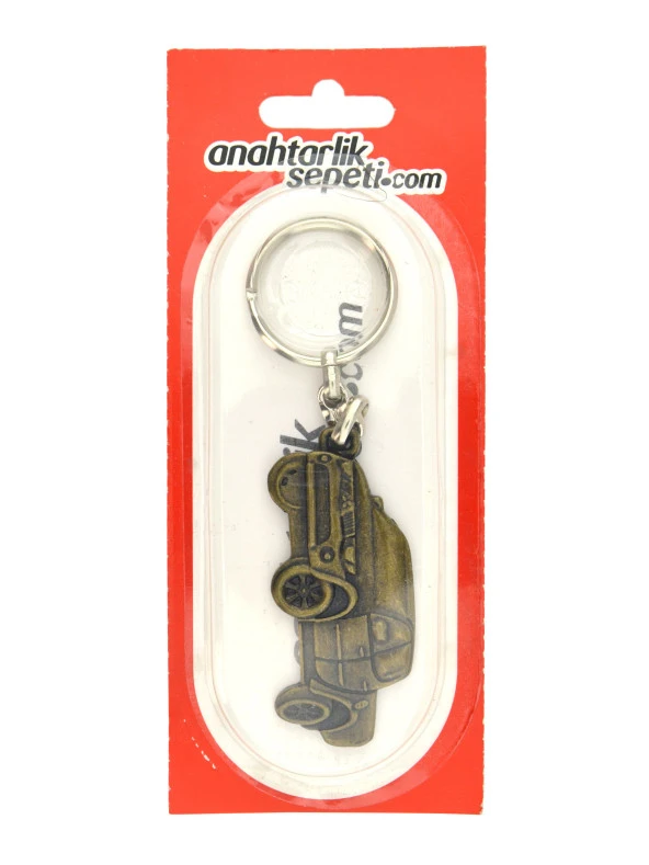 Pick Up Antik Sarı Rölyef Araç Anahtarlık - 8