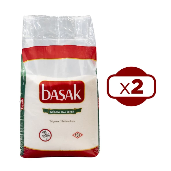 Başak Toz Şeker 3 kg 2 li - 2