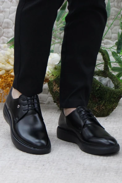 Pierre Cardin 70914 Siyah Açma Damat Ayakkabısı Takım Ayakkabısı Erkek Ayakkabı - Resim 2