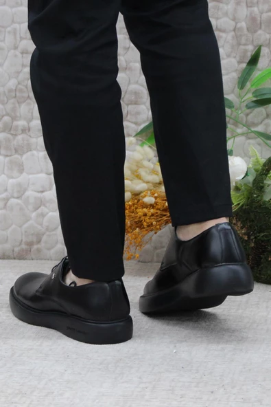 Pierre Cardin 70914 Siyah Açma Damat Ayakkabısı Takım Ayakkabısı Erkek Ayakkabı - Resim 4