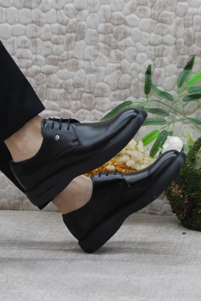 Pierre Cardin 70914 Siyah Açma Damat Ayakkabısı Takım Ayakkabısı Erkek Ayakkabı - Resim 5