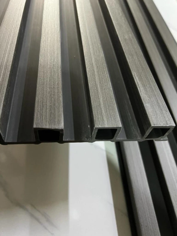 Renkli Duvarlar 16x145cm 1 Adet ATC Kozmik Gri Dekoratif Ofis Konut Dekoratif Pvc Kaplama Lambiri Duvar Paneli - 2