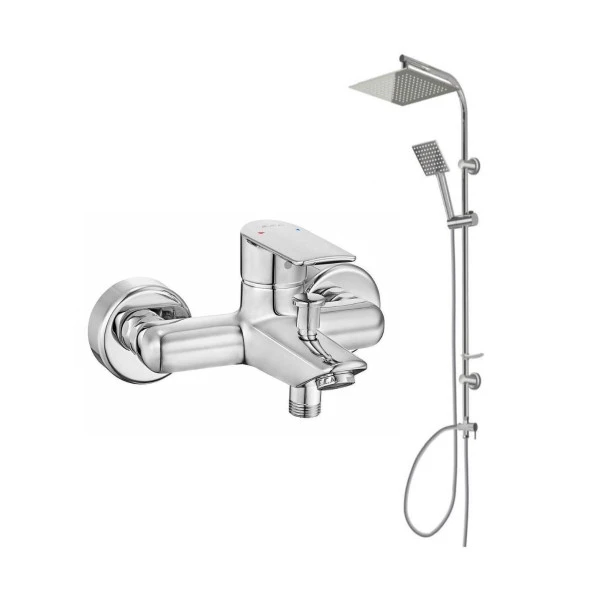 ECA Lia Banyo Batarya, Monavit Krom Tepe Duş Seti MVT3045