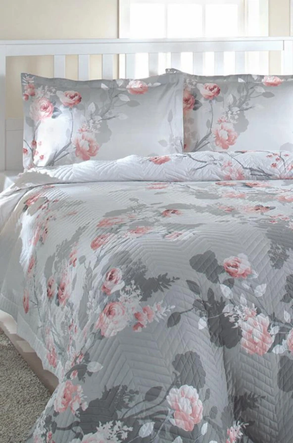 Özdilek Tek Kişilik Ranforce Kapitone Nevresim Takımı Lupita Gri