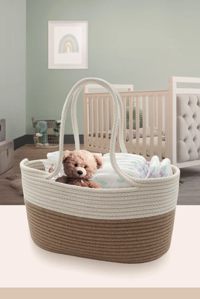 Jasper Keçe Bej Anne Bebek Bakım Çantası ürün görseli