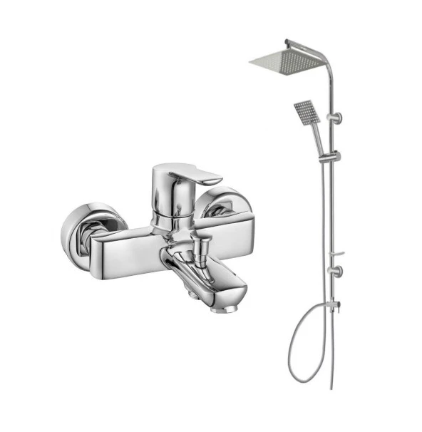 ECA Luna Banyo Batarya, Monavit Krom Tepe Duş Seti MVT3045
