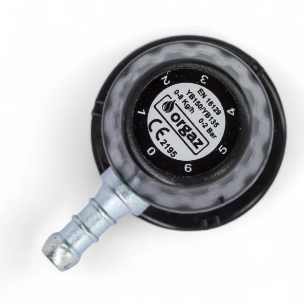 Aletçantam Ayarlı Sanayi Tüp Gaz Dedantörü Lpg Yüksek Basınç Regülatörü Başlığı - 2