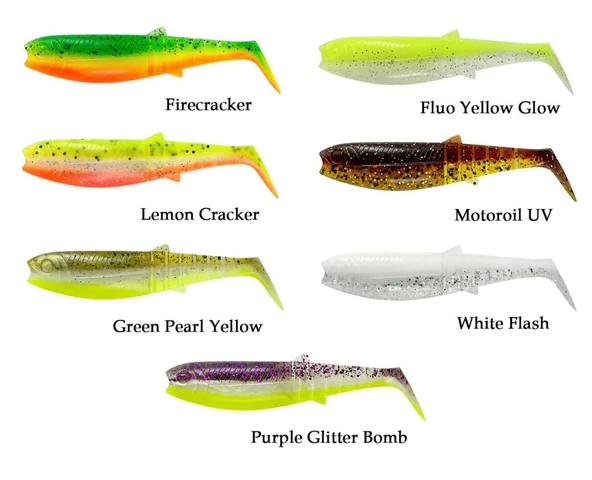 Savage Gear UV Cannibal Shad 8cm 5g Silikon Yem - 2
