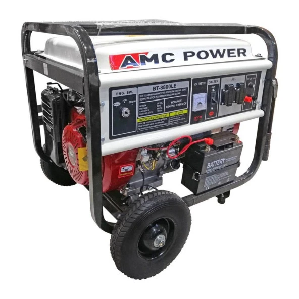 AMC Power BT-8800LE Monofaze Benzinli Jeneratör 7,5kva