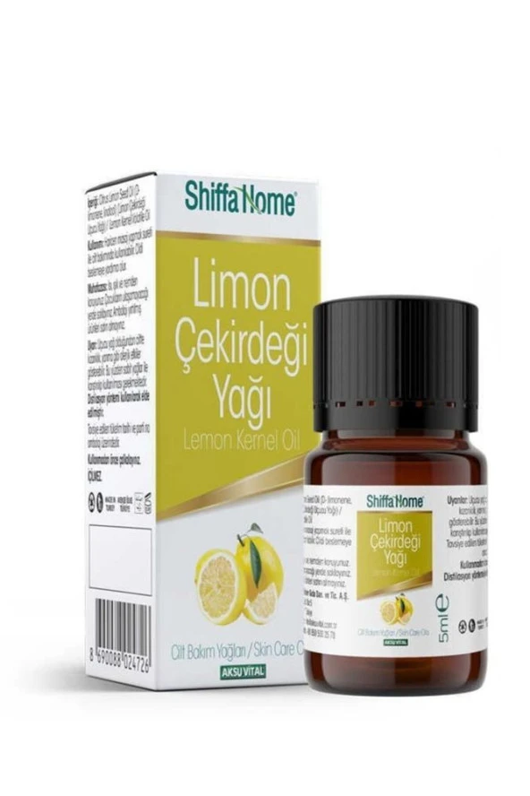 Saf Limon Çekirdeği Yağı 5 Ml. Bitki Diyarı Mağazasında