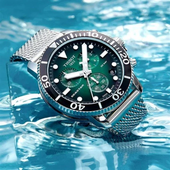 Tissot Seastar T1204171109100 Erkek Kol Saati - Resim 2