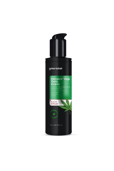 Greenlabel Kenevir & Aloevera & Çay Ağacı Vücut Kremi 100 Ml.