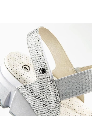 Muya Keid 31187-277 Anatomik Taban Kadın Sandalet Beyaz 36-40 - Resim 4