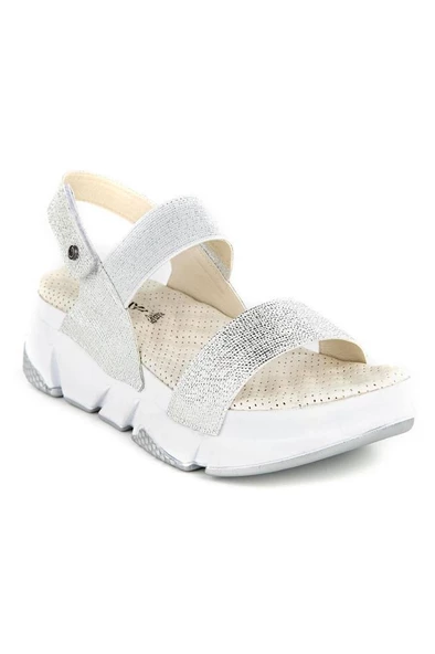 Muya Keid 31187-277 Anatomik Taban Kadın Sandalet Beyaz 36-40 - Resim 3