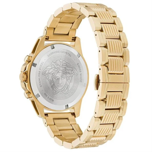 Versace VRSCVE3J00622 Chronograph Greca Action Erkek Kol Saati - Resim 4