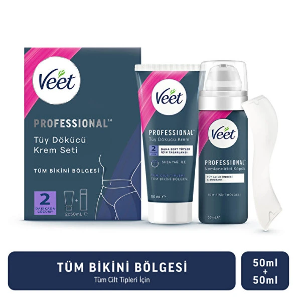 Veet Professıonal Tüy Dökücü Krem Set 2x50 ml 2 Adet